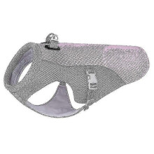 (Pink, L) Verstellbare, dreilagige, reflektierende Kühlweste für Hunde, Größe M, für sommerliche Spaziergänge im Freien