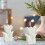 Scented Candles Tulip Aromatherapy Natural Wax Set 5