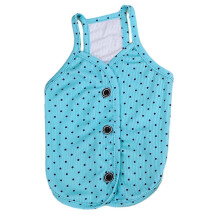 (Green, L) Breathable Dog Top – Open Back & Lightweight – for Bichon Teddy & Kitten