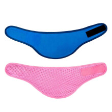(Blue Pink, S) Sommerliches Hundehalstuch – Sofort kühlend & wiederverwendbar – für draußen