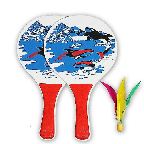 (Red) Badmintonschläger und Ball