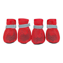 (Red, M) 4Lots Leichte Hundesneaker mit flexiblen, rutschfesten Sohlen für tägliche Spaziergänge und Wanderungen, Blau, Größe S