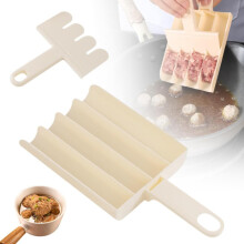 White Meatball Maker Set 4-Piece Kitchen Tool