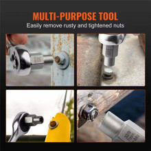 29PCs Bolt Extractor Set Bolt and Nut Remover Set 6mm to 10mm 13/32inch to 3/4inch CR-MO Steel Extraction Socket Set