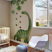 Size Dinosaur Wallpaper for Boy Room Decor Cute Animal Dinosaur Wall Stickers Decoration Children'S Room Mural Decal