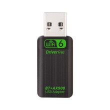 WiFi 6 AX900 USB-Adapter 5.4 Draadloze Netwerkkaart Dual Band 2.4G & 5GHz Netwerkkaart voor Win10/11 Driver Gratis