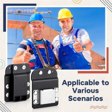 3 Pcs Tape Measure-Holder Set Clip Low Profile Drill Holster-Match Any Kinds Holster-with Clip for Tool Bags Pockets