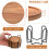 Wood Cup Holder Set with Organizer Rack 12 pcs 2
