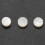 24x Mere Blanche de Perle Luthier Incrustation de Points Marqueur Lateral  6mm 4