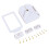 Earring Post Embedder Tool, Polymer Clay Stud Earring Kit with 10PCS Earring Posts and Backs,for Jewelry Making Supplies 2