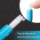 Sewing Machine Needle Threader Automatic White Blue 3