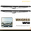 2Pcs 12inch Car Front Windshield Wipers Polished Front Windshield Wiper Blades Car Universal Replacement Parts 6