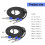 Aux Y-Type Cable 6.35 mm to Dual 6.35 mm for Studio and 3