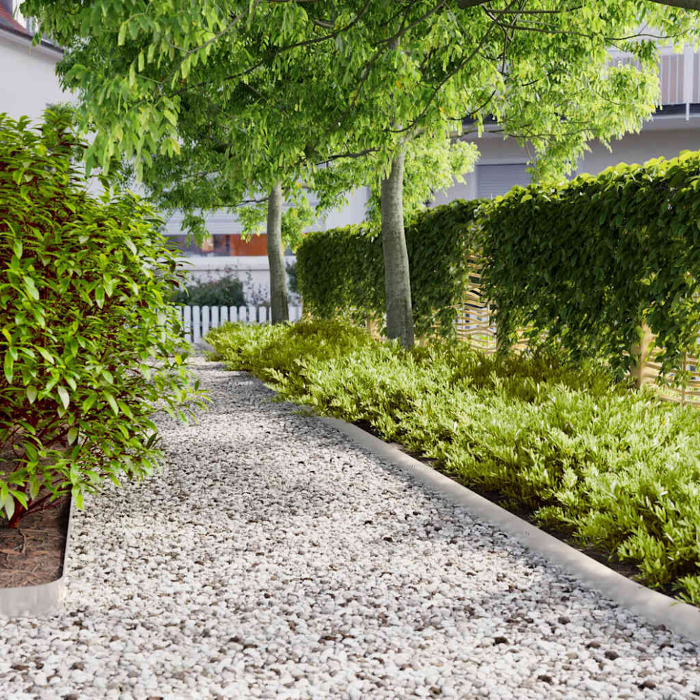 Vidaxl Lawn Edgings 50 Pcs 10X103 Cm Stainless Steel 8721158659071