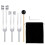 Tuning Fork Set 128Hz 256Hz 512Hz with Reflex Hammer 1