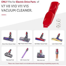Tab Button Compatible with  V7 V8 V10 V11 V15 Wand Tube & Vacuum Cleaner  Clip  Tab with Spring Repair Parts