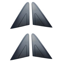 4x Front Left & Right Side Mirror Triangle Garnish Cover Panel Triangle Plate Corner for Vios 2014-2021