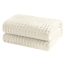 Bizhua Cotton Throw Blanket Soft Lightweight Breathable