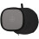 Two Sides Trifold Reflector Foldable Disc Hand Hold Gray/White Balance Card Light Diffuser 3in1 Focus Board 1