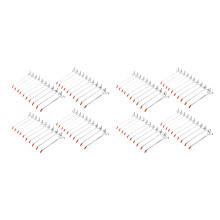 80Pcs Single Pegboard Hooks 150mm Board Slat Wall Retail Display Shop Peg Fits 25mm