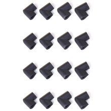 16Pcs Bumper Corner Protectors By Table Baby Safety Black