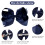 Hair Bows with Alligator Clips Solid Color 2 pcs 4