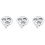 3X MR16 GU5.3 12V Cool White Light Bulb 3X1W 1