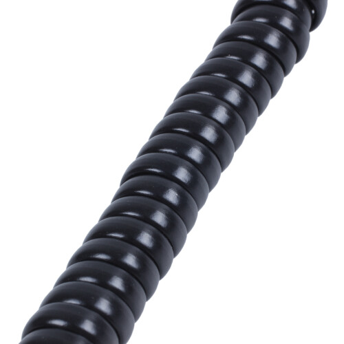 10X Replacement RJ9 4P4C Plug Coiled Stretchy Telephone Handsets Cable  Black