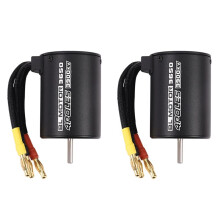 2X 3650 3900Kv Brushless Motor for 1:8 1:10 Rc Car Truck Model Parts