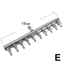 (10 heads) Stainless Steel Air Pump Manifold 2025 with 2/4/6/8/10/12 Ports for Aquarium Fish Pond