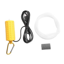 (Yellow) USB Mini Air Pump Aerator Ultra Quiet Fish Tank Fishing Oxygen Pump Black