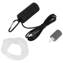 (Black) USB Mini Air Pump Aerator Ultra Quiet Fish Tank Fishing Oxygen Pump Black