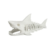(White) 3D Printed Wear Resistant Aquarium Ornament for Freshwater Tank and Gift