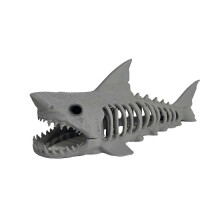 (Grey) 3D Printed Wear Resistant Aquarium Ornament for Freshwater Tank and Gift
