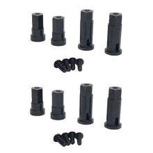 8Pcs Metal Wheel Hex Hub Drive Adapter Combiner for HB Toys ZP1001 ZP1002 ZP 1001 ZP 1002 1/10 RC Car Upgrade Parts