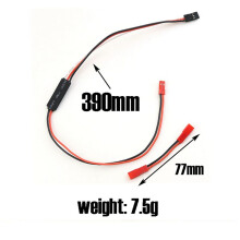 2X RC Car Winch 3CH Remote Controller Receive Cable with Adapter Plug for 1/10 RC Crawler Axial SCX10 TRX4