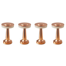4X Touch LED Wiederaufladbare Tisch Lampe Esstisch Stehtisch Lampe Außen Kleine Nacht Lampe Dekorative Tisch Lampe,Bronze
