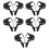 5X Car Multi-Function Steering Wheel Cruise Control Buttons  for  Innova 2015-2019 1