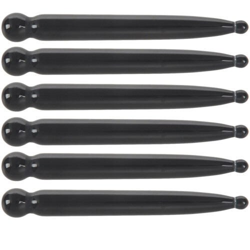 6X Traditional Relax Thai Foot Massage Reflexology Stick Tool Black