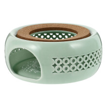 Ceramic Teapot Warmer Heat Resistant Green 1 Pc