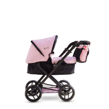 Silver Cross Ranger Baby Doll Pram Pink and Black