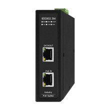 10Gbe Industrial POE Splitter Port Isolation Optional Power Outputs 60W 6KV Surge Protection Outputs 24V