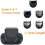 Compatible with Braun Series 5-7 beard trimmer attachments, improving shaving performance by 25%. 2