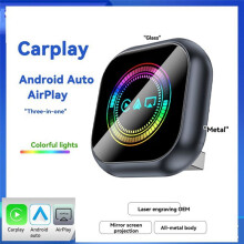 3-w-1 Bezprzewodowy Adapter Carplay Airplay Carplay Android Auto USB Dongle Podłącz i Graj Przewodowy Carplay do Bezprzewodowego A