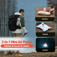 Air Pump for Mattress Outdoor Camping Portable Electric Inflator for Hiking/Air Bed Swimming Ring Vacuum Pump