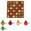 Christmas Tree Ornament Ball Set Red Green Gold 4