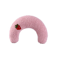 (Pink) Soft Polyester PP Cotton Cat Pillow for Deep Sleep - Cute Pet Accessory