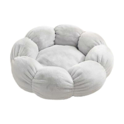 (Gray, L) Anti-Slip Bottom Cat Bed for Indoor Use