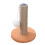 (Tangerine) Indoor Cat Scratching Post Scratch Resistant Coral Fleece Cute Shape Stable Comfortable 1