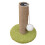 (Green) Indoor Cat Scratching Post Scratch Resistant Coral Fleece Cute Shape Stable Comfortable 1